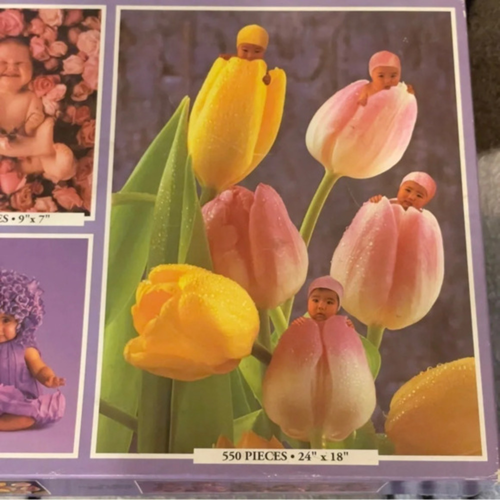 Anne geddes 3 in 1 box puzzles